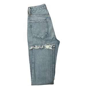 AGOLDE : Riley High Rise Straight Crop Jeans, Size 23